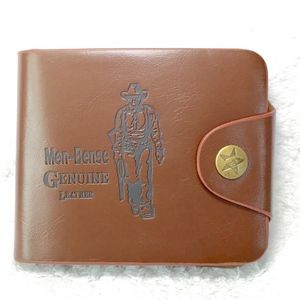 Men-Bense Genuine Leather Cowboy Wallet